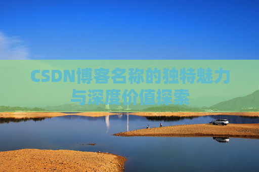 CSDN博客名称的独特魅力与深度价值探索 CSDN博客名称的独特魅力与深度价值探索